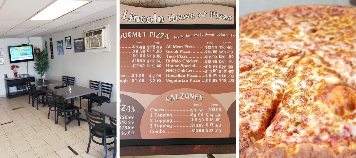 Lincoln House Of Pizza Menu